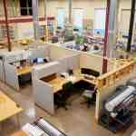 Brandywine CAD office with open floor plan