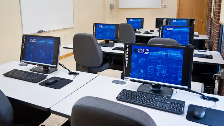 autodesk program on computers at Brandywine CAD